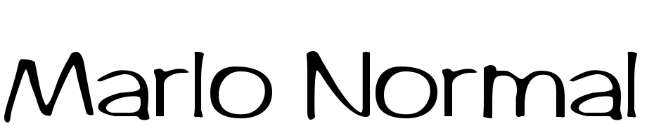 Marlo Normal Font Download Free